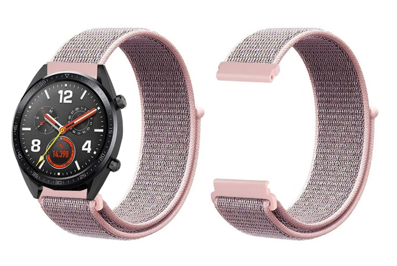 Нейлоновая петля для Garmin Vivoactive 3 Music Vivomove HR 645 Смарт-часы сменный ремешок 20 мм быстросъемный спортивный ремешок