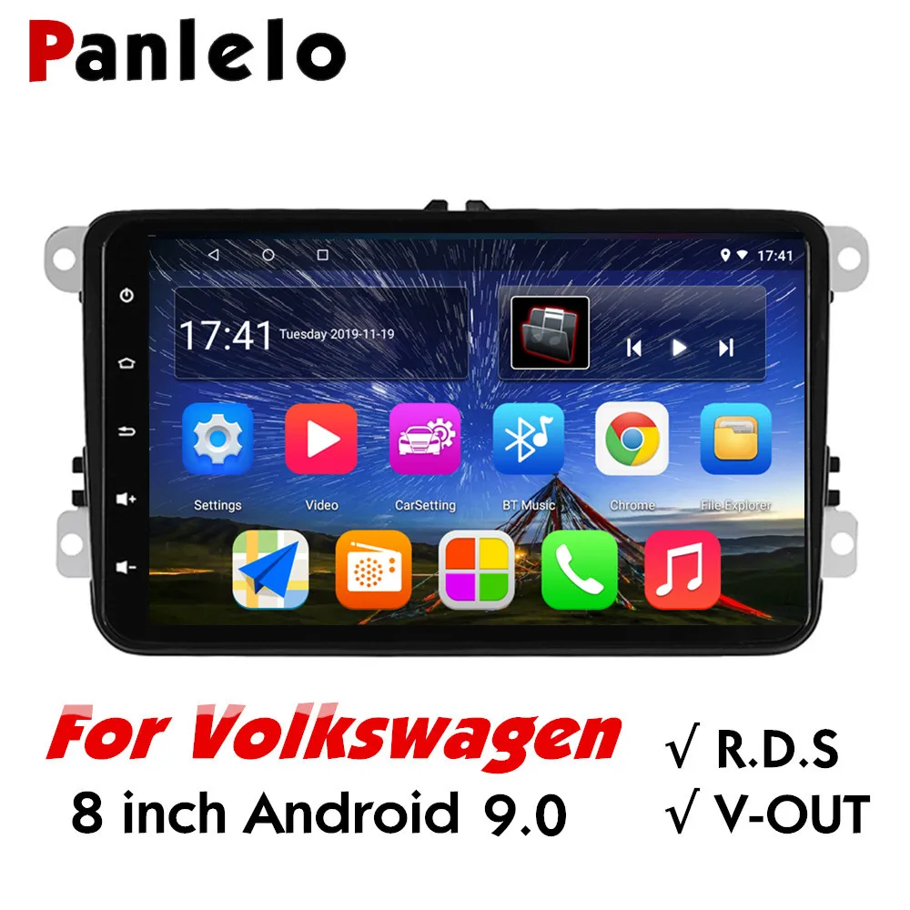 Panlelo S8 Plus Android 9 0 Авторадио GPS навигация 8 дюймов автомобильное Стерео Радио