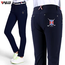PGM, женские штаны для гольфа, брюки, спортивная одежда, женские тонкие штаны для гольфа, тенниса, быстросохнущие, для девушек, длинные брюки, высокоэластичные, спортивные