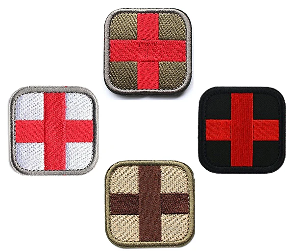 

Bundle Red Cross Tactical Medical Aid Embroided Patch Tactical Medica EMT EMS Backpack Armband Insignia Emergency Survive Patch