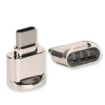 

Card Reader Flash Memory Laptop Key Ring Converter Type-c Mini Tablet OTG Adapter Plug And Play Portable High Speed USB 3.1
