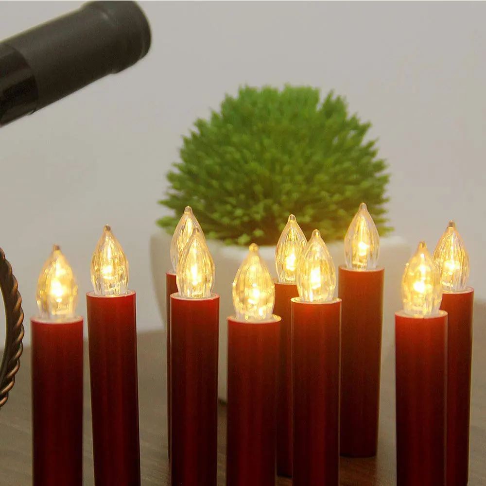 new home Christmas decoration flameless Led candles small tea party candles electronic candles gift bag