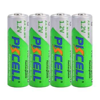 

Pkcell 4pcs/1 Card Professional Ni-MH Pre-Charged Battery Rechargeable Battery AAA 1000MAH 1.2v For Flashlight Camera