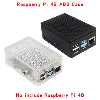 

Raspberry Pi 4 Model B ABS Case Dual Use Shell with Cooling Fan for Pi 4B Case also Compatible 3.5 inch Touchscreen