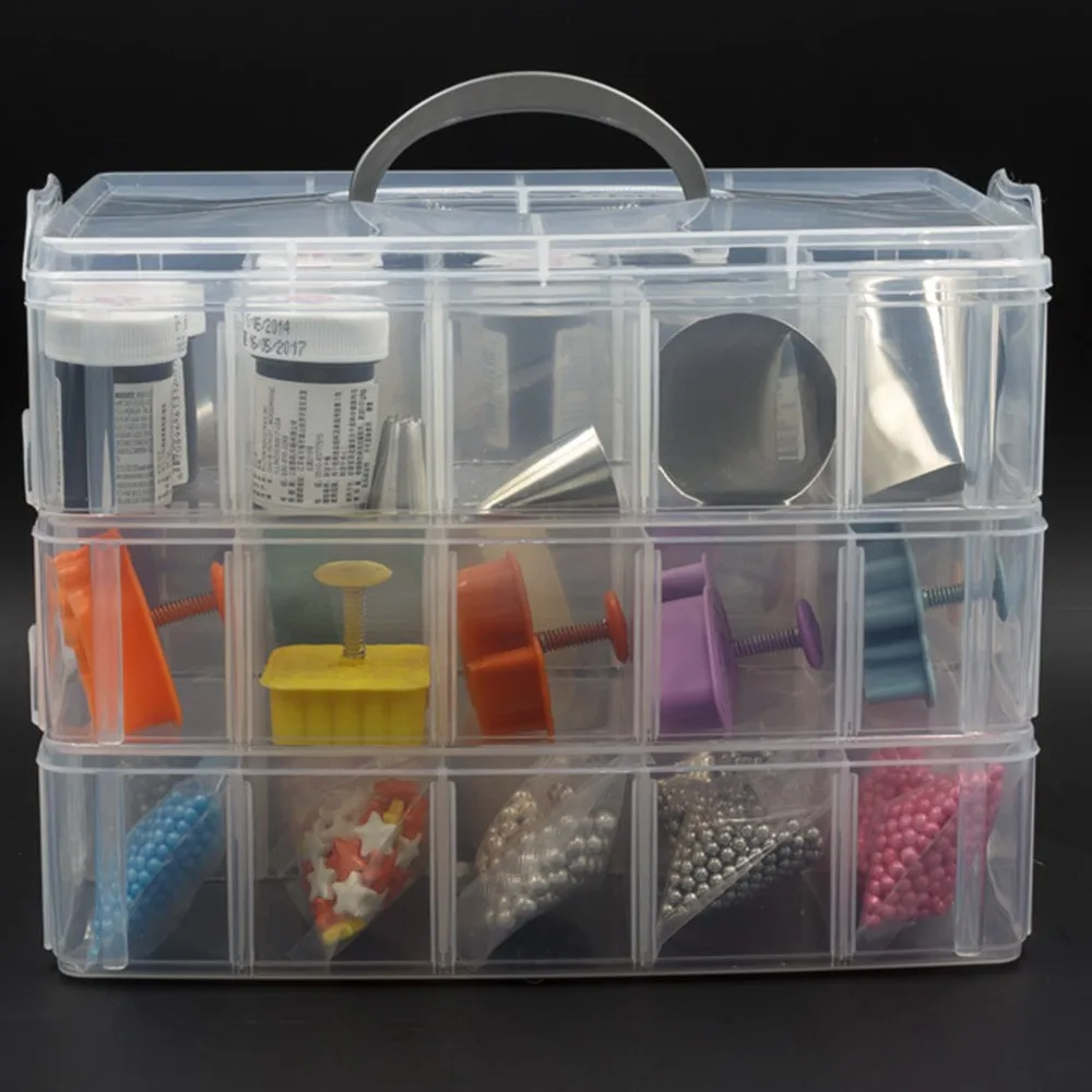 Пластиковый контейнер для хранения игрушек колец ювелирных изделий|plastic storage box|box