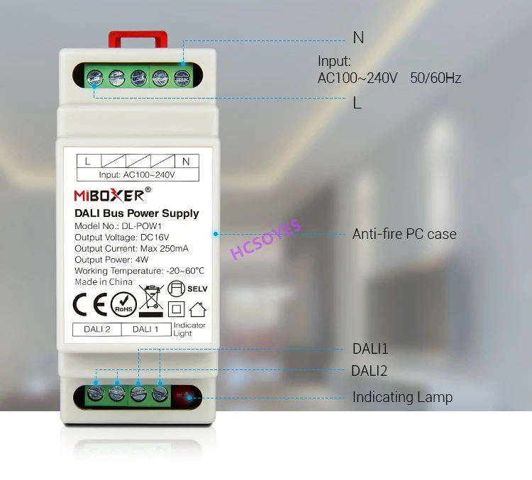 MILIGHT DL5 5 в 1 светодиодные ленты контроллер DALI DL-DOW25 25 Вт RGB+ CCT светодиодный светильник DL1 DP1 DP2 DP3 пульт дистанционного управления питания
