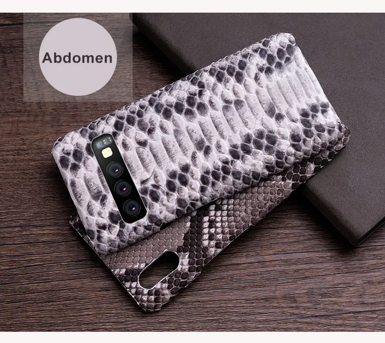 Кожаный чехол для samsung Galaxy S10, чехол для Galaxy S10 Plus Galaxy S10E, полуобернутый чехол для телефона из кожи питона для мужчин, бизнес класса люкс