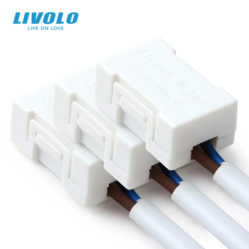 Livolo Lighting Adapter,The Saviour Of most Low-wattage LED Lamps (except dimmable lamp) , White Pla