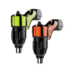 Профессиональный Топ алюминиевый сплав ход сразу 2 привода Швейцарский двигатель роторная татуировка машина с бесплатной RCA шнур питания