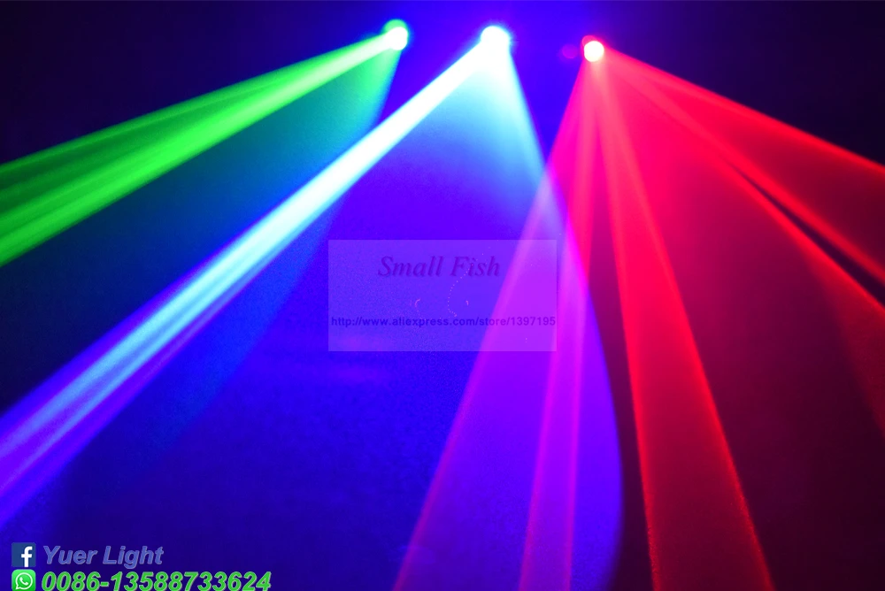 Show Time RGB Motor Scanning Laser Beam Light DMX DJ Dance Bar Coffee Xmas Home Party Disco Effect Lighting Light System Show