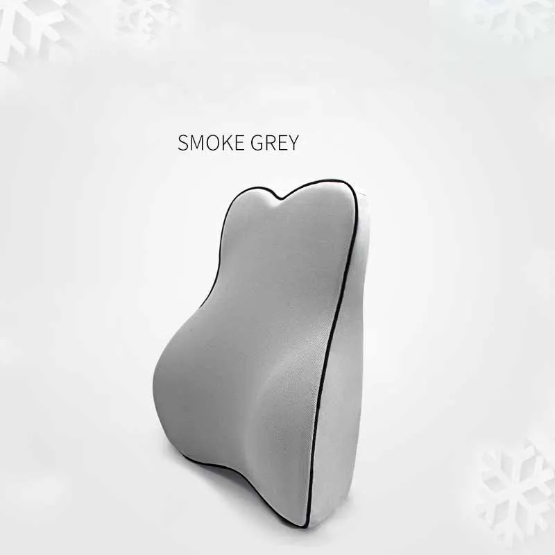 single gray Автомобильный коврик, Чехол для сидения копчик, ортопедический Поролоновый стул с памятью, массажный коврик, подушка для спины, подушка для шеи - Цвет: single gray
