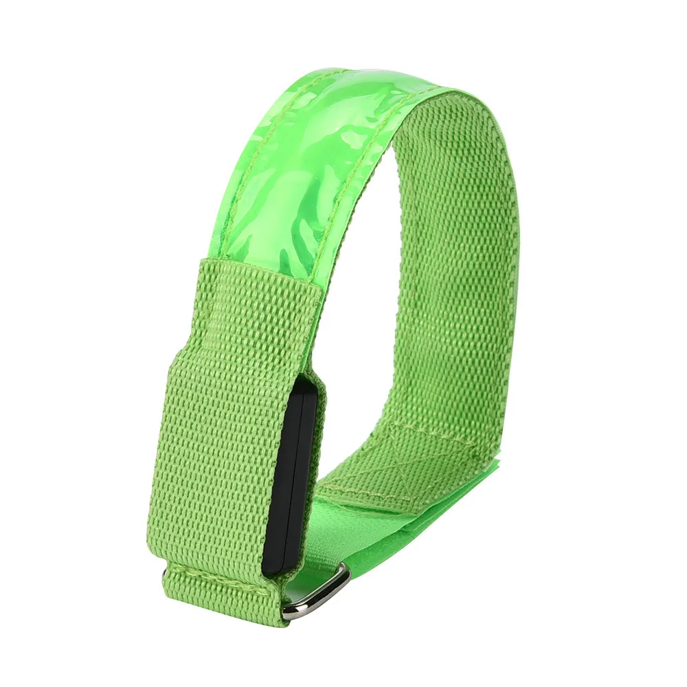 Светодиодный спортивный браслет для ремня светящаяся игрушка на запястье отражающий свет повязка на руку ремень безопасности для ночной бег велопрогулки