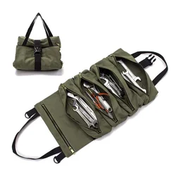 Kit de almacenamiento multifuncional de tela Oxford para electricista, bolsa colgante de lona para almacenamiento de automóviles