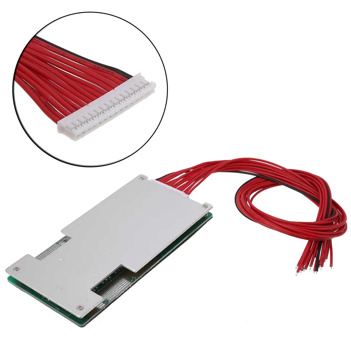 Защитная плата для литиевых и li ion батарей 1 шт. 14S 45A 50 4 в с балансом BMS PCB + кабель