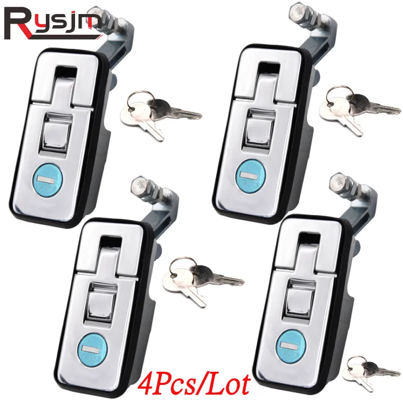 4Pcs/Lot Compression Lock Latch Handle 8.5X4X2.7cm for Toolbox Camper Trailer Truck Lock Outing Travel Luggage Safe Lock air box hasp bag part cabinet lock wooden case buckle toolbox safety latch machinery instrument equipment fastener 5404b