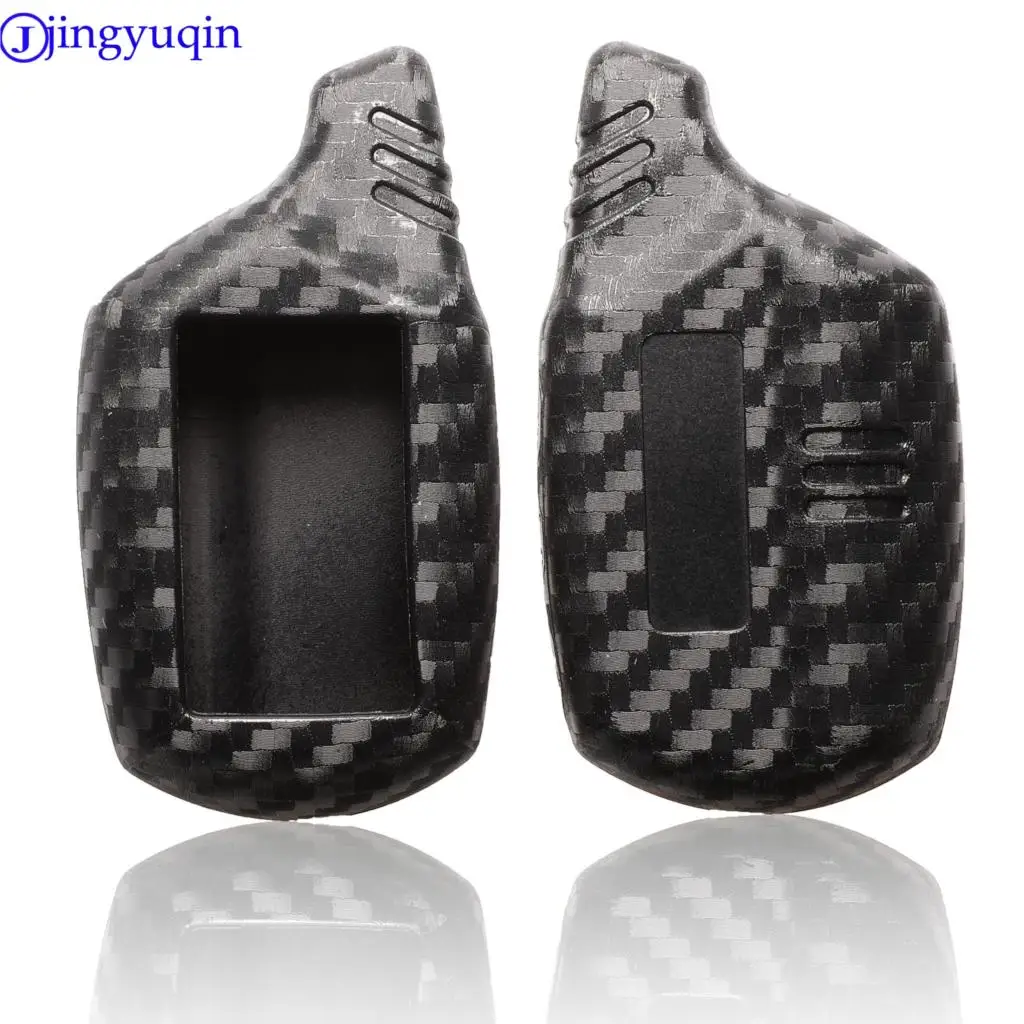 Чехол для ключей jingyuqin B9/B6 карбоновый чехол Starline B91/B61/A91/A61 брелок с ЖК дисплеем 2