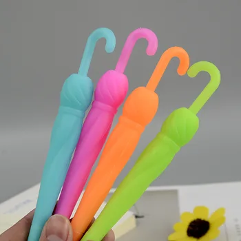 

50PCS Creative Stationery Umbrella Modeling Gel Pen Personality Signature Pen Kawaii School Supplies
