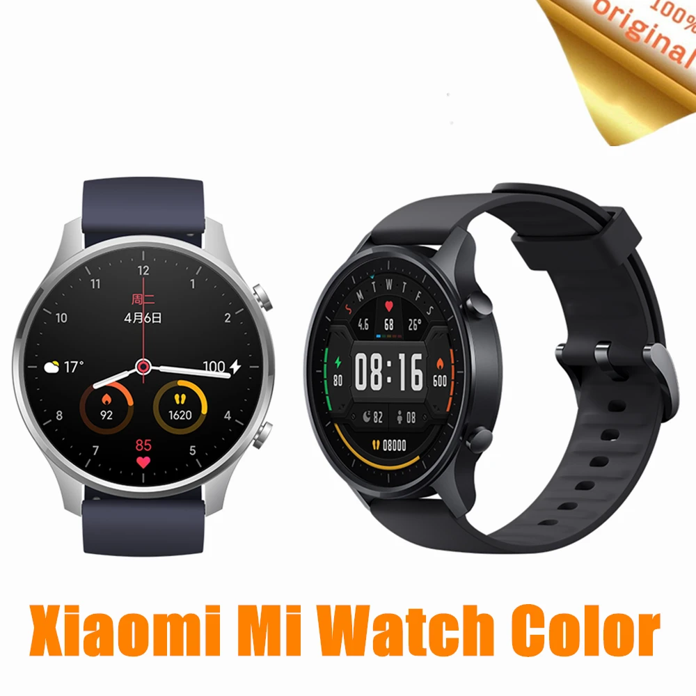 Оригинальные цветные Смарт часы Xiaomi 1 39 дюйма AMOLED GPS фитнес трекер 5ATM