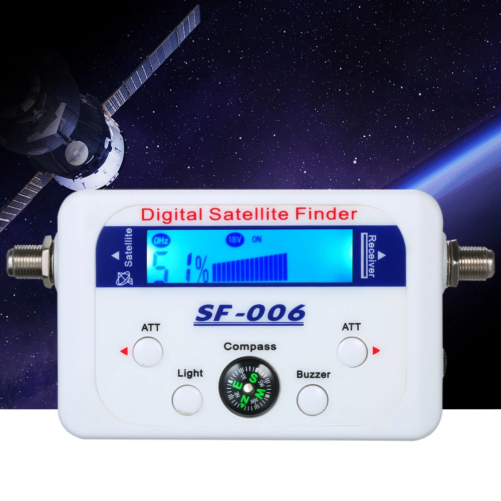 Цифровой спутниковый мини искатель счетчик с ЖК дисплеем цифровой Satfinder