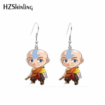 

Cartoon Avatar The Last Airbender Kingdom Jewelry Acrylic Hook Earrings Dangle Drop Earrings Shrinky Dinks Earrings Resin Epoxy