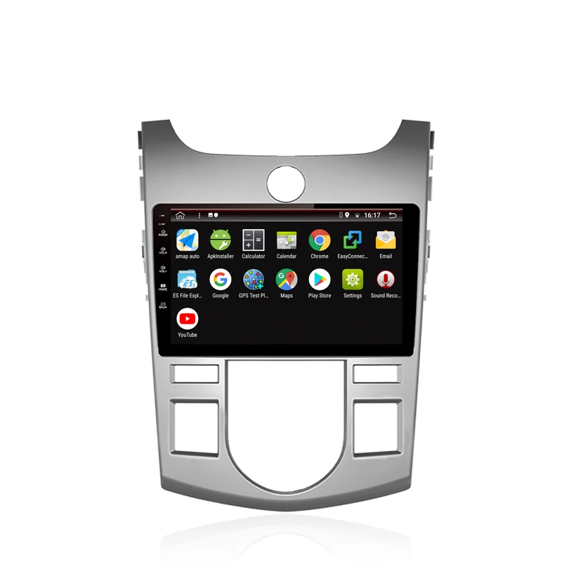 Discount 9" RAM 2G ROM 32G Android 8.1 Car DVD GPS Player For Kia Forte 2009-2014,AT Car Radio Stereo Head Unit with Navigation 5