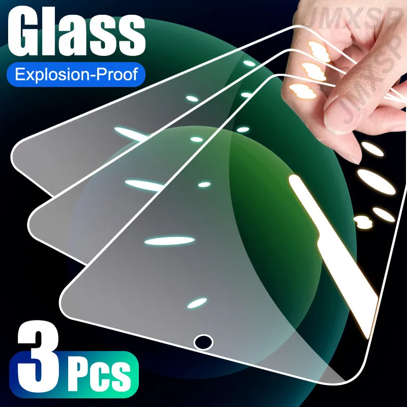 Uds vidrio templado para Xiaomi Mi Max 2 3 mezclar 2 2S 3 protector de vidrio para Mi A3 A2 Lite A1 Poco X3 NFC M3 F1 F2 jugar CC9E de vidrio