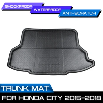 

Car Floor Mat Carpet Rear Trunk Anti-mud Cover For Honda CITY 2015 2016 2017 2018