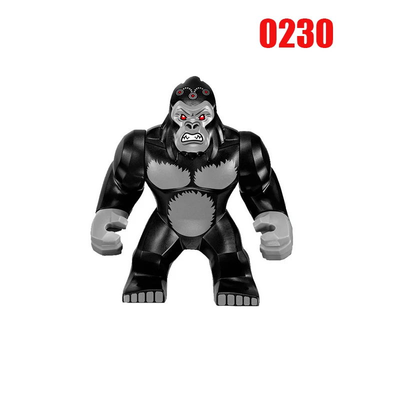 Famous Movie Gorilla Decool0230 Building Blocks Figures Head Bricks Block Toys Constuction Gift For Children | Игрушки и хобби