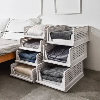 

Foldable Stackable Drawer Wardrobe Organizer Layered Partition Board Rack Home Clothes Storage Box Cabinet Drawer Organizer