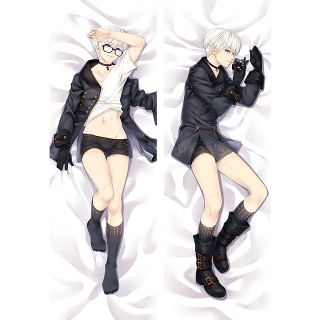 NieR:Automata Anime 2B Dakimakura Cover Bed Hug Body Pillow Case 50x150cm Hot 