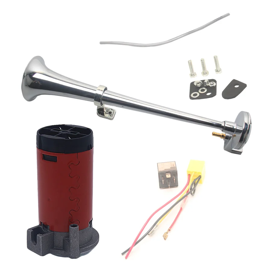 Универсальный автомобильный воздушный гудок 12 В компрессор одна труба 150 дБ