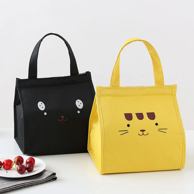 

Korean-style Cute Cartoon Lunch Box Bag Thermal Bag Lunch Box Bag Handbag Students Food Carrying Hand Bag Lunch Bag