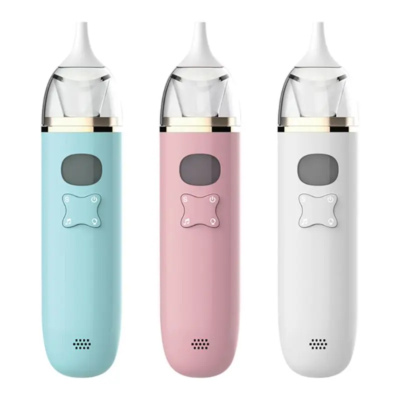 

1 Set Safe Baby Nasal Aspirator with LCD Screen Safe and Music Infant Electric Nose Cleaner and Snot Sucker