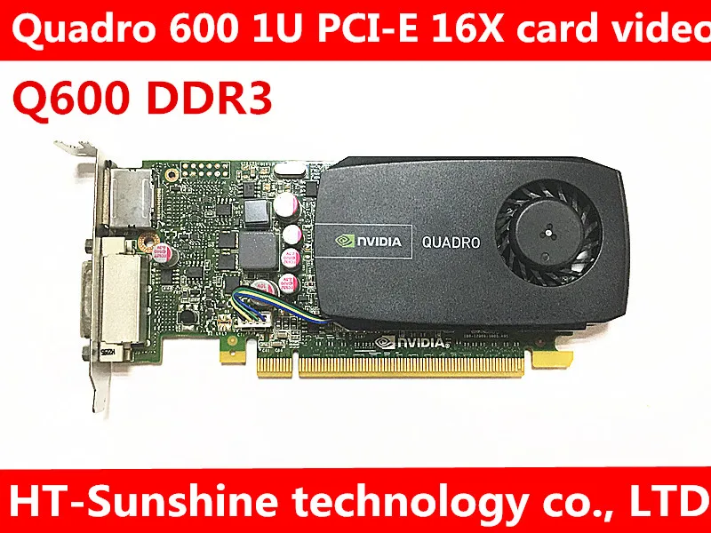 

Профессиональная графическая карта Quadro 600 Q600 1U PCI-E DDR3 для 3D моделирования и передачи, низкая перегородка для рисования, видеокарта