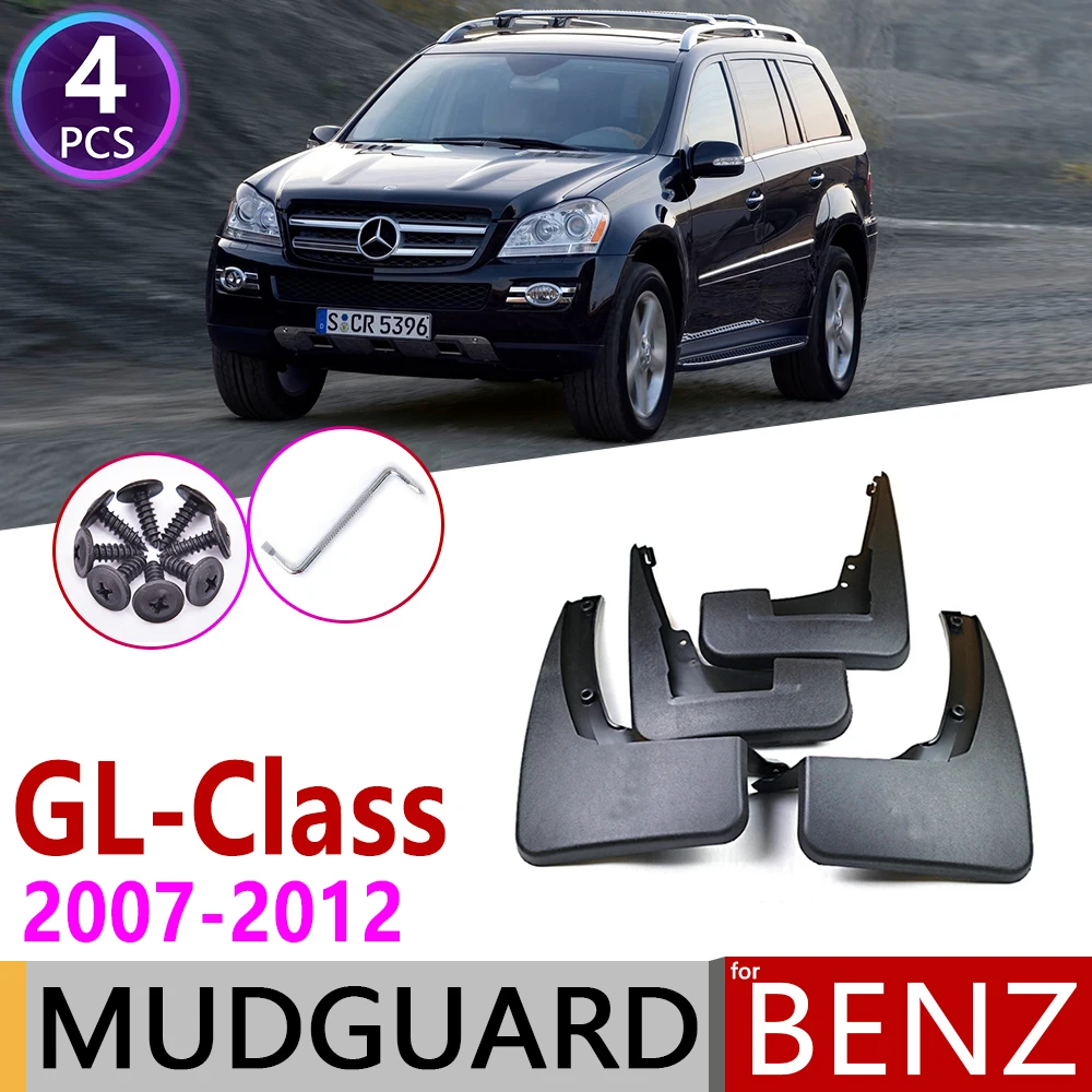 Брызговики для Mercedes Benz GL-Class X164 2007~ 2012 Брызговики брызговиков аксессуары для брызговиков GL350 GL450 2010