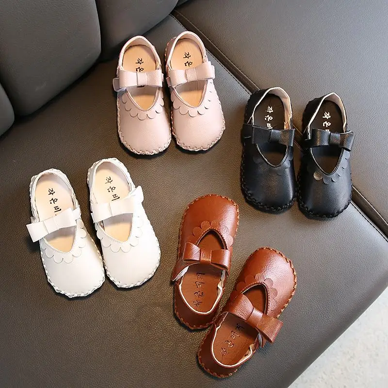 

Children Kid Baby Girls Retro Soft Beanie Shoes Children Casual Shoes Spring And Autumn 1-6T