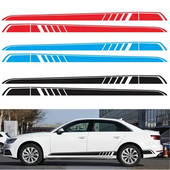 

2 Pcs Car Sticker For Mercedes Benz Vito V Class W447 Amg Edition Side Stickers Side Skirt Sticker Vinyl Stripe Automobile Parts