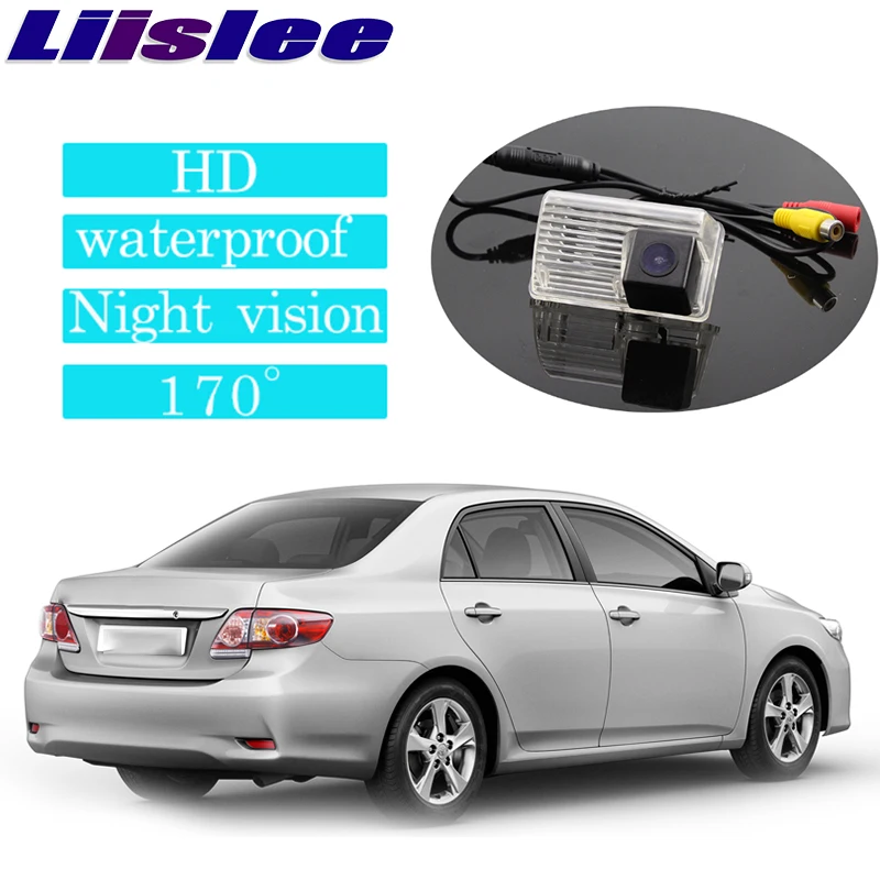 LiisleeCar Camera For TOYOTA Corolla High Quality Rear View Back Up Camera For PAL : NTSC to Car Tuning | CCD + RCA2