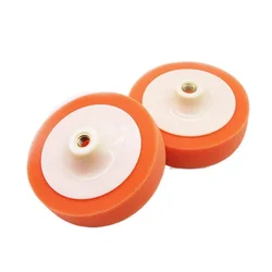 Tampon de polissage pour polisseuse automobile, 5 pouces, 125mm, Orange, accessoires de voiture, disque de polissage, entretien, neuf 