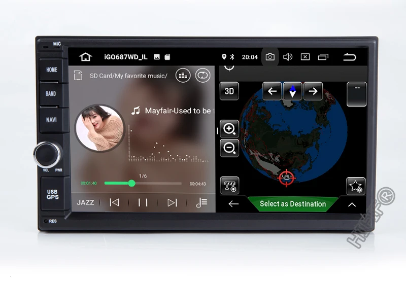 Best DSP IPS 8 CORE Android 9.0 Universal 2 din auto Multimedia Player car radio 2din Stereo 7" car Player Auto Radio for nissan 20