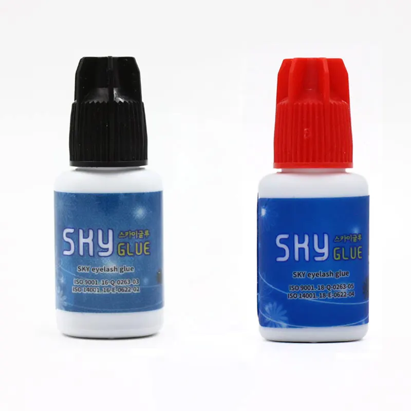 5ml Red lip Korea Sky Glue for Eyelash Extension,Strongest And Fastest Dry Adhesive Individual Eyelash Glue