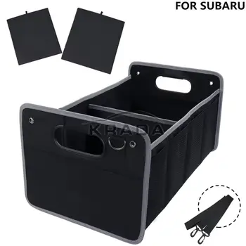 

1X Trunk Box For Subaru BRZ Forester Outback Crosstrek Ascent WRX Foldable Large Capacity Organizer Car Rear Trunk Storage Box