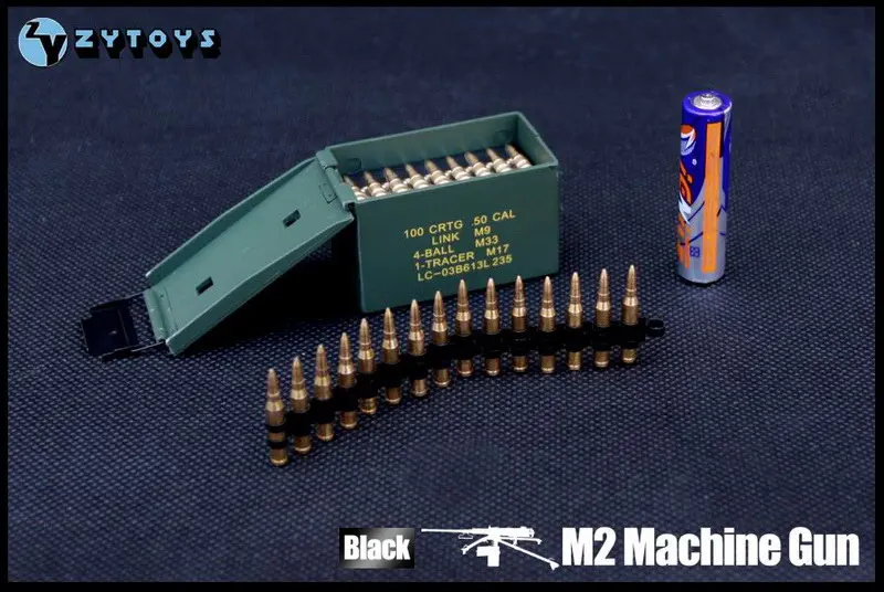 Новинка 1/6, масштаб, США, армия BM2, пулемет Браунинг, модель ZY8031, черный/Пустынный пистолет, модель игрушки для 12 дюймов, фигурки, аксессуары