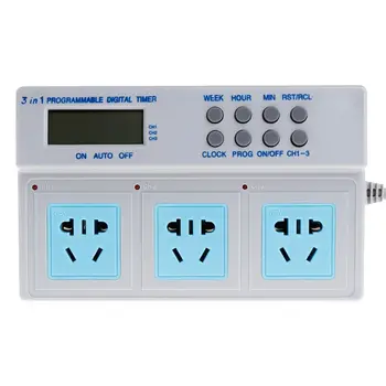 

AU Plug Highpower Microcomputer Control 3in1 Programmable Digital Timer Socket