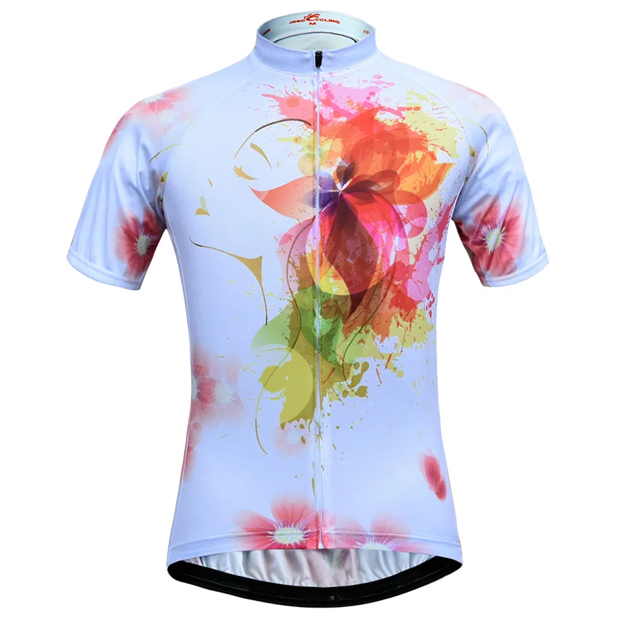 

Cycling jersey Women Bike jerseys Short Sleeve girls MTB Top Maillot Pro Team Summer Road Mountain sports shirt Wholesales