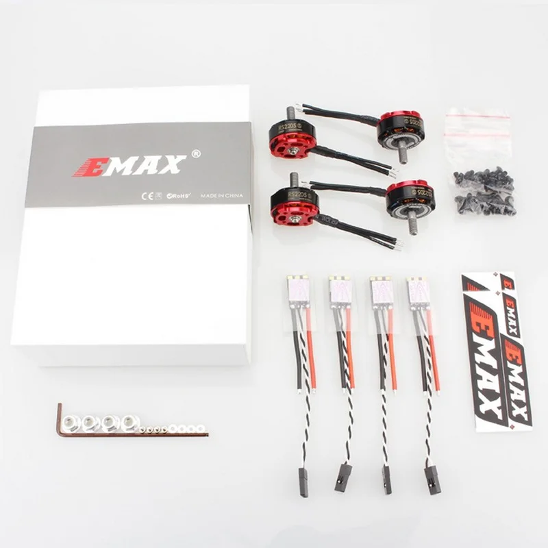 

4set/lot EMAX RS2205S 2300KV 2600KV RaceSpec Brushless Motor With Bullet 30A BLHELI_S D-SHOT Power Combo For RC Quadcopter