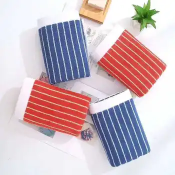 

New 3 Sizes Cotton Soft Comfortable Stripe Towel Bath Sheet Bath Towel Hand Towel for Adults Quick-Drying Thickening High Absorb