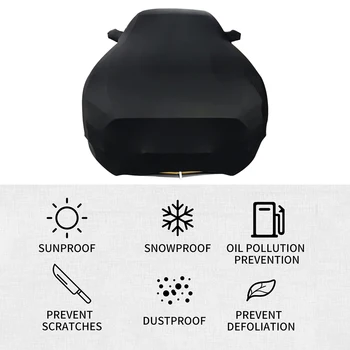 

Car Cover Sunproof Windproof Dustproof Scratch Resistant UV Protection for Sports Car