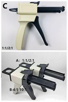 

Impression Material Mixing Dispensing Tray Caulking Gun 2：1/1：1 Dental Dispenser