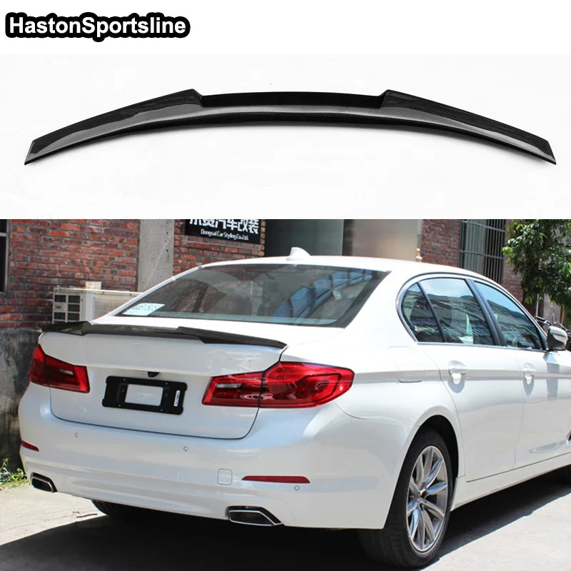 

G30 530i 540i Modified M4 P Style Carbon Fiber Rear Luggage Compartment Spoiler Car Wing for BMW G30 2017UP